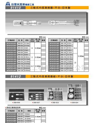 日本千分三點式內徑測微器 精密測量的專業之選